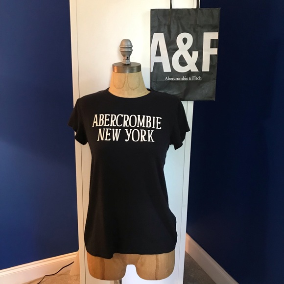 Abercrombie & Fitch Tops - Abercrombie & Fitch Logo T-Shirt